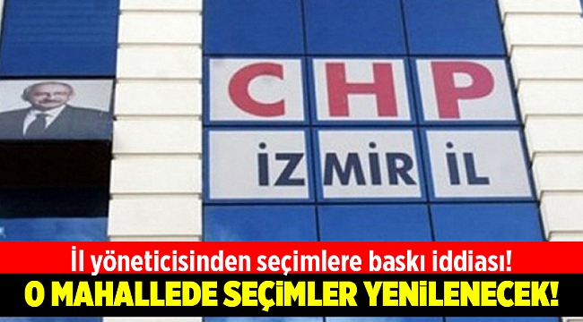 İl yöneticisinden seçimlere baskı iddiası!