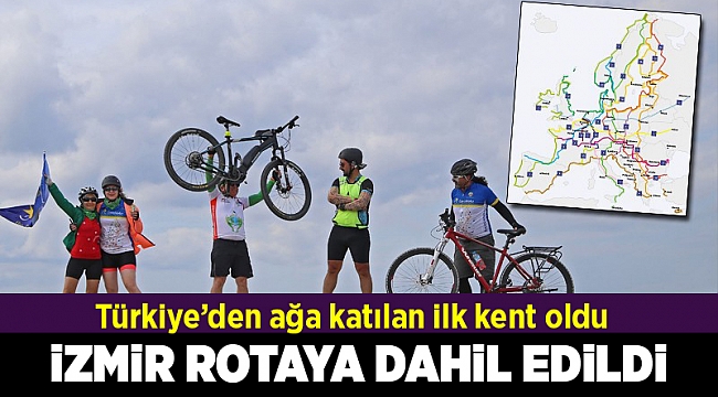 İzmir Avrupa bisiklet rotasına dahil edildi