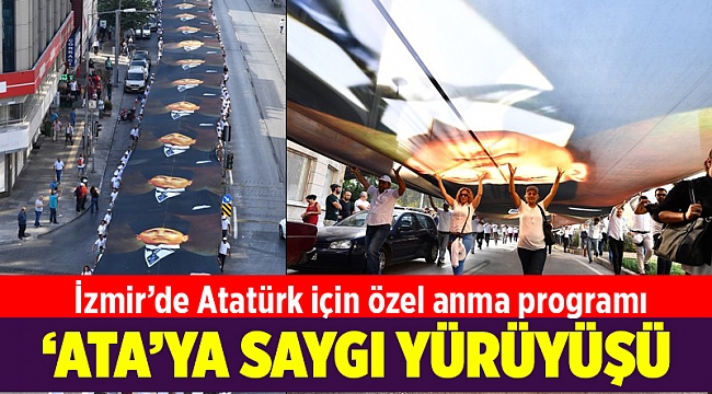 İzmir’de Atatürk için özel anma programı