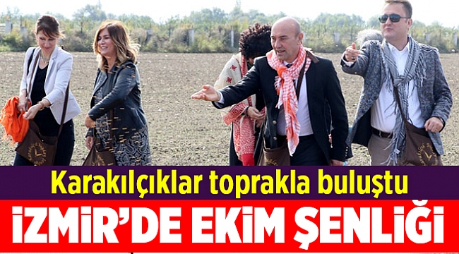 İzmir'de karakılçık tohumları yeniden toprakla buluşturuldu