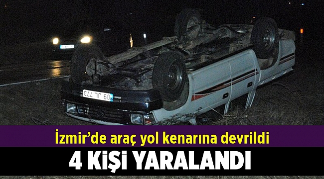 İzmir'de trafik kazası: 4 yaralı
