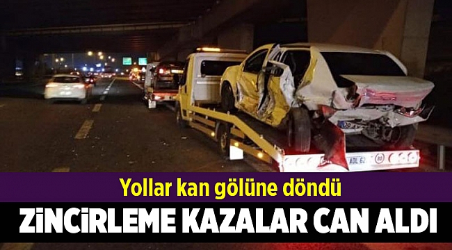 İzmir’de zincirleme kaza: 1 ölü, 1’i ağır 6 yaralı