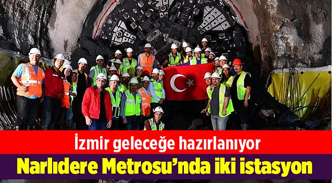 İzmir Narlıdere Metrosu’nda iki istasyon birleşti