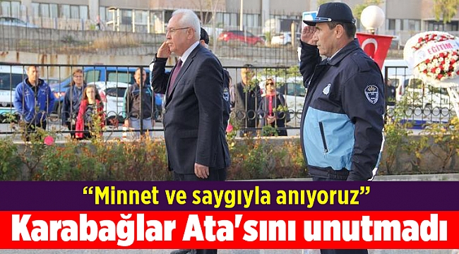 Karabağlar Ata'sını unutmadı