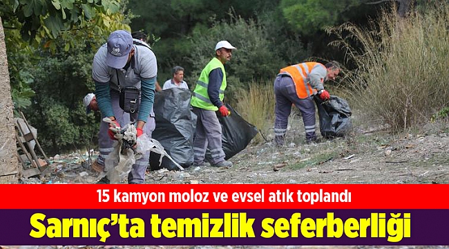 Sarnıç’ta temizlik seferberliği