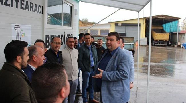 Seferihisar Belediyesine taziye karavanı desteği