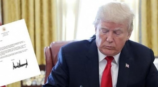 Trump'tan Erdoğan'a bir mektup daha!