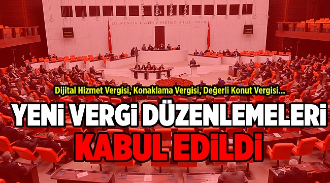 Yeni vergi düzenlemelerini içeren teklif Plan ve Bütçe Komisyonu'ndan geçti