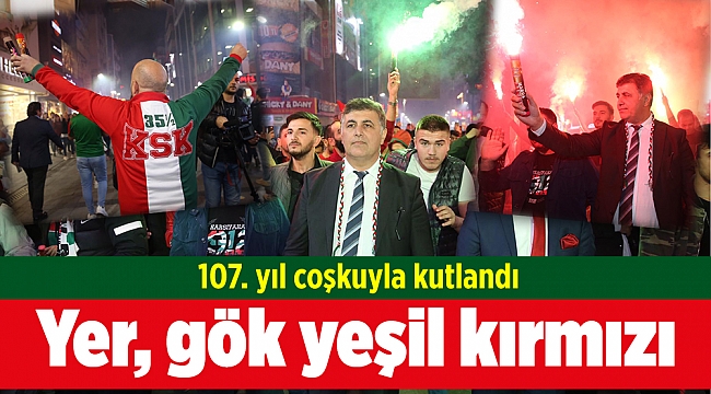 Yer, gök yeşil kırmızı