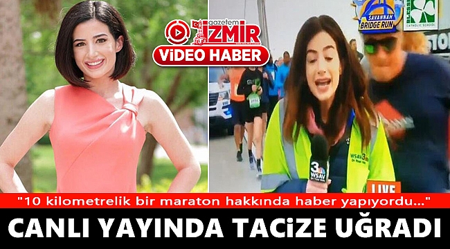 23 yaşındaki sunucu canlı yayında tacize uğradı