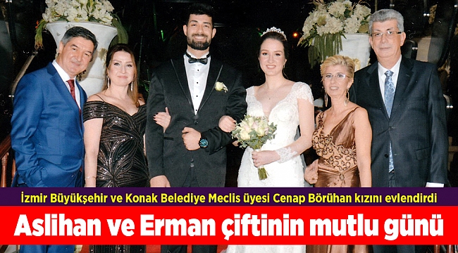 Aslihan ve Erman çiftinin mutlu günü