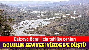 Balçova Barajı için tehlike çanları