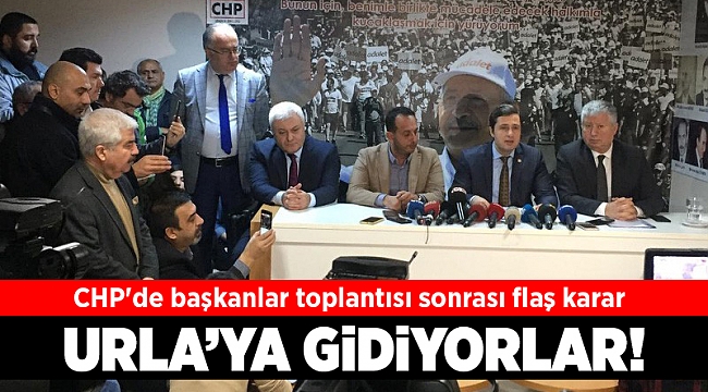 CHP'de başkanlar toplantısı sonrası flaş karar