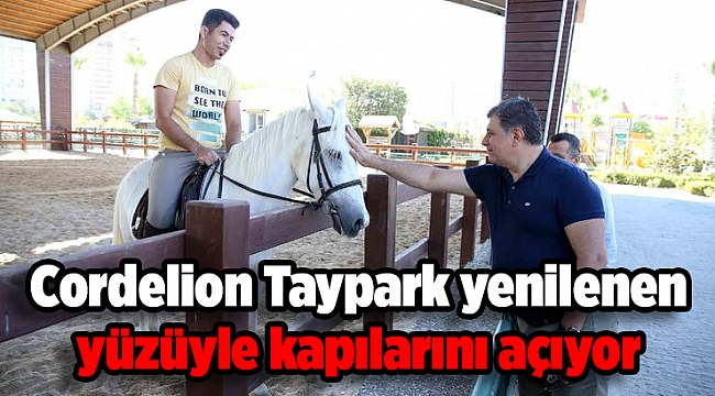 Cordelion Taypark yenilenen yüzüyle kapılarını açıyor 