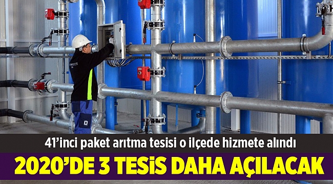 Dikili’de paket içme suyu arıtma tesisi açıldı