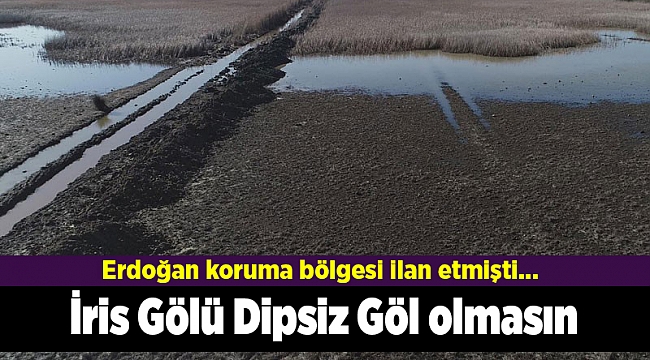 Erdoğan koruma bölgesi ilan etmişti... İris Gölü Dipsiz Göl olmasın