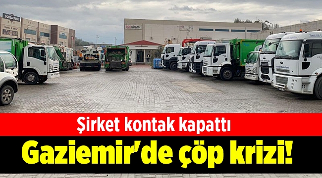 Gaziemir'de çöp krizi!
