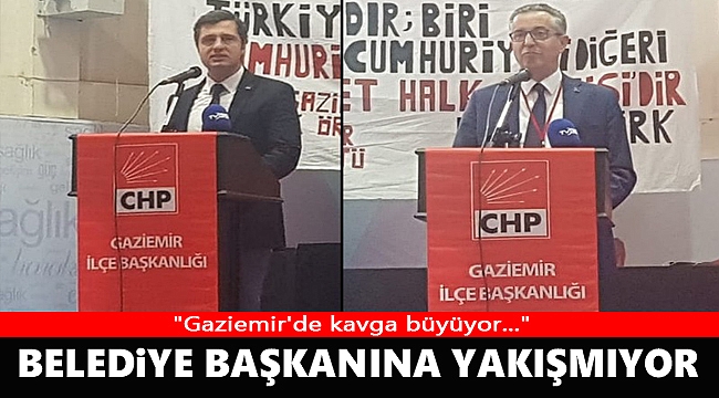 Gaziemir&#039;de kavga büyüyor...