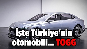 İşte Türkiye'nin otomobili: TOGG