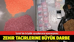 İzmir'de büyük uyuşturucu operasyonu