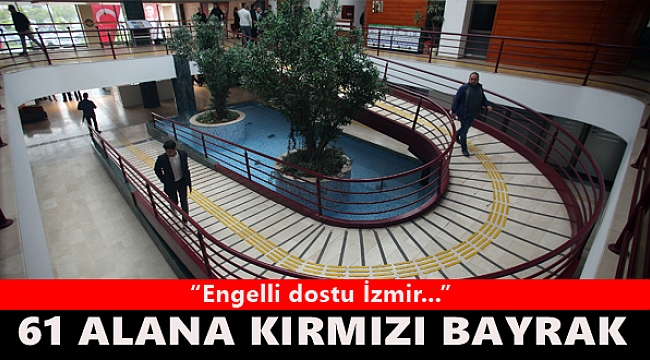 İzmir’de “Kırmızı Bayrak” dalgalanıyor