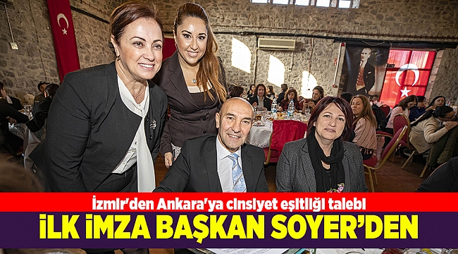 İzmir&#039;den Ankara&#039;ya cinsiyet eşitliği talebi