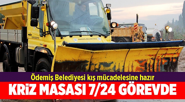 Ödemiş Belediyesi kış mücadelesine hazır