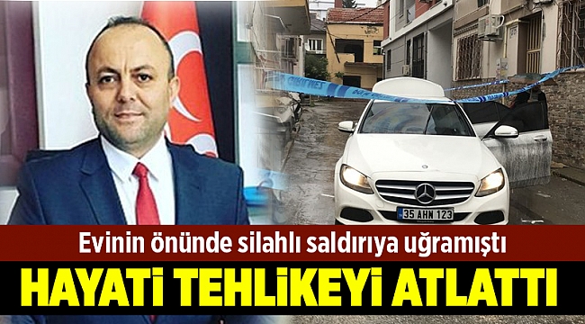 Saldırıya uğrayan MHP İlçe Başkanı, hayati tehlikeyi atlattı