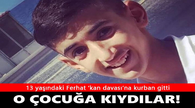 Şırnak’ta 13 yaşındaki Ferhat ‘kan davası’na kurban gitti