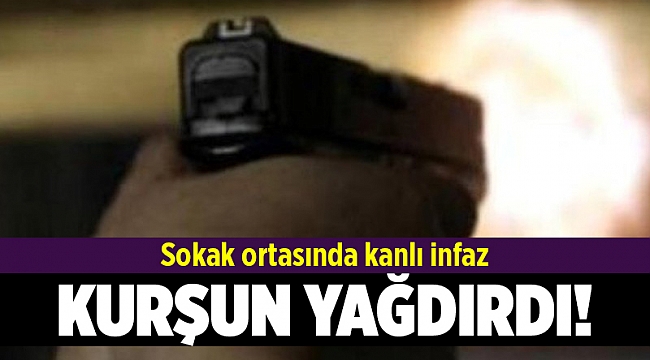 Sokak ortasında kanlı infaz