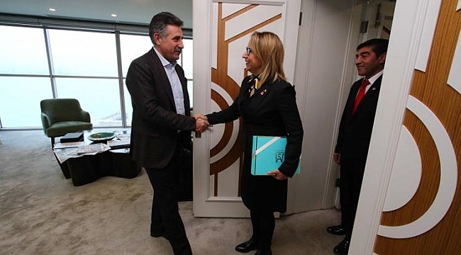 Susmuş ve ekibinden Başkan Sandal'a ziyaret