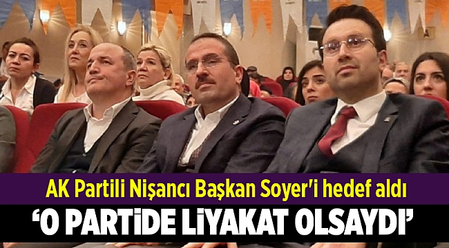 AK Partili Nişancı Başkan Soyer'i hedef aldı