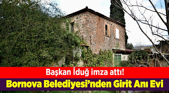 Bornova Belediyesi’nden Girit Anı Evi