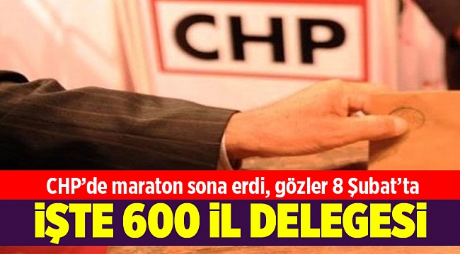 CHP İzmir'in il delege listesi belli oldu!