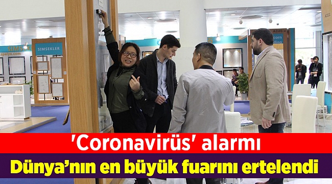 'Coronavirüs' dünyanın en büyük fuarını erteletti