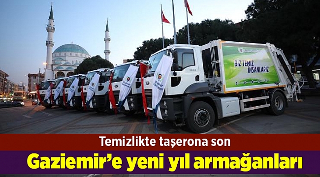 Gaziemir’e yeni yıl armağanları: Temizlikte taşerona son