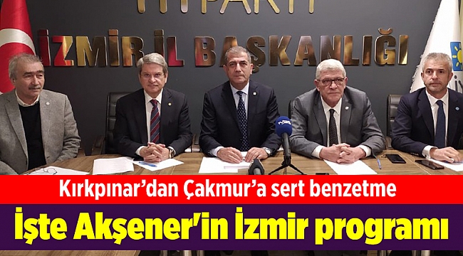 İşte Akşener'in İzmir programı