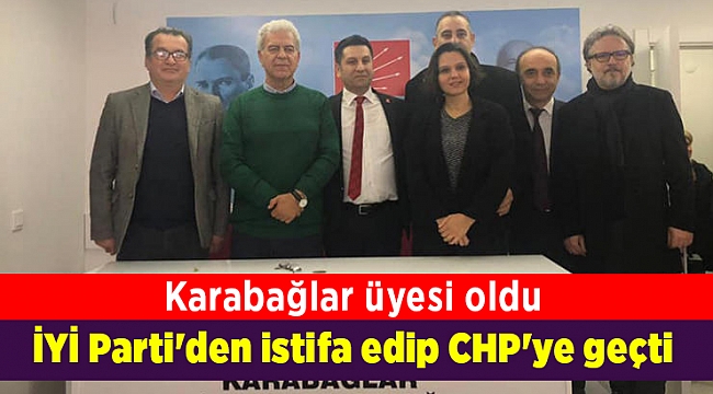 İYİ Parti'den istifa edip CHP'ye geçti