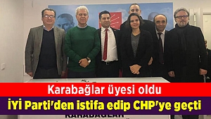 İYİ Parti'den istifa edip CHP'ye geçti
