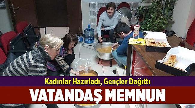 Kadınlar Hazırladı, Gençler Dağıttı