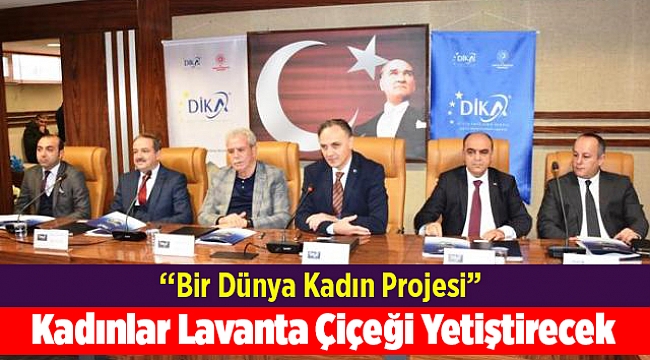 Kadınlar Lavanta Çiçeği Yetiştirecek