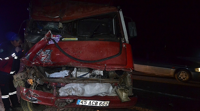 Manisa'daki kazada 1 kişi hayatını kaybetti 2 yaralı var...