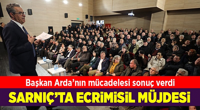 Sarnıç’ta ecrimisil müjdesi! Kaybolan 5 klasör evrak 14 yıl sonra bulundu
