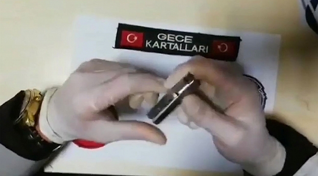 Tek atımlık suikast silahı ele geçirildi