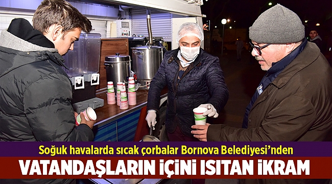 Vatandaşların içini ısıtan ikram