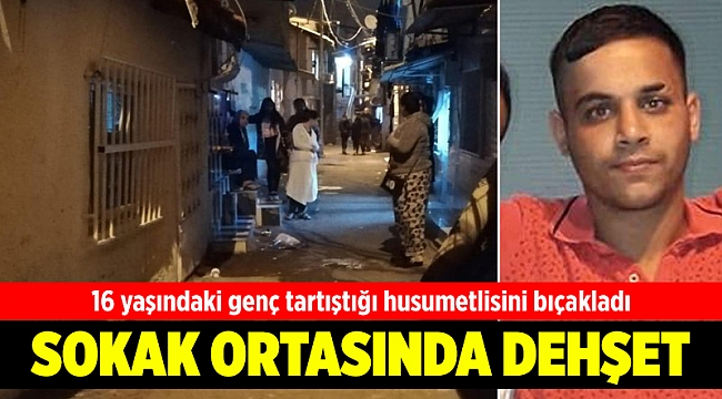 16 yaşındaki genç, sokak ortasında dehşet saçtı