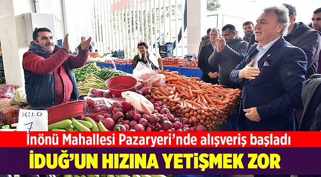 Bornova Belediyesi  İnönü Mahallesi Pazaryeri hizmete girdi