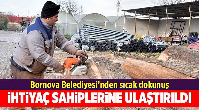 Bornova Belediyesi’nden sıcak dokunuş