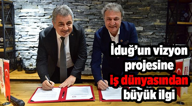 İduğ’un vizyon projesine iş dünyasından büyük ilgi