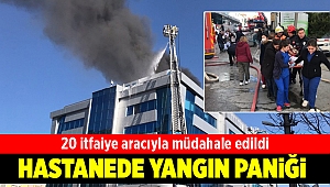 İzmir'de özel hastanede yangın